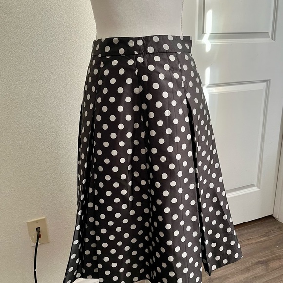 Halogen polka Dot Pleated skirt 4p - Picture 2 of 10